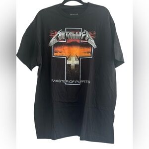 Metallica Unisex Master of Puppets Graphic Tee - Black Size XXL